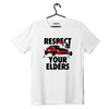 Biele tričko RESPECT YOUR ELDERS