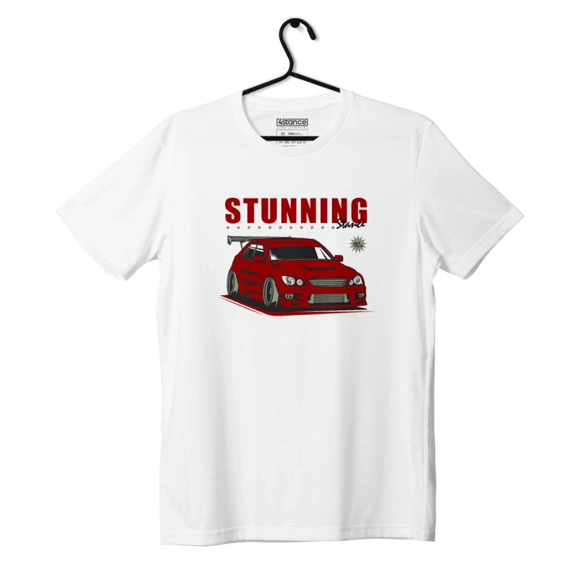 Biały T-shirt LEXUS IS200 IS300 IS STUNNING
