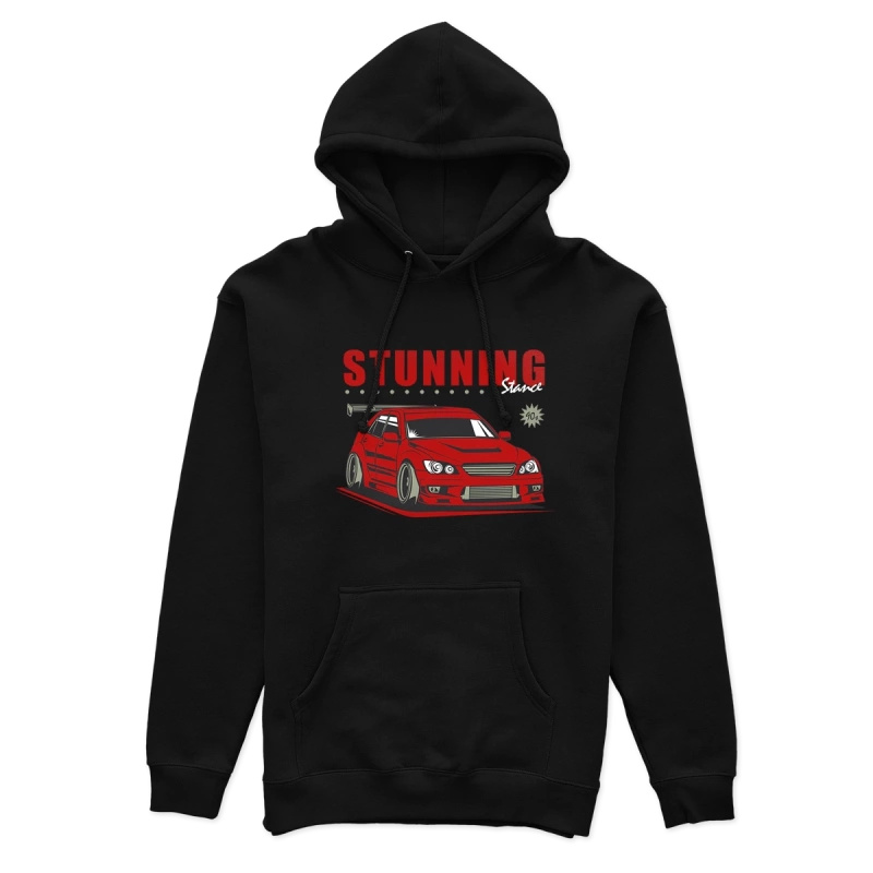 Black hooded sweatshirt LEXUS IS200 IS300 STUNNING