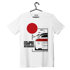 White T-shirt MITSUBISHI ECLIPSE