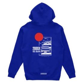 Nissan 200SX S13 JDM hoodie blue