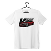 Biały T-shirt koszulka Mitsubishi Lancer EVO VIII
