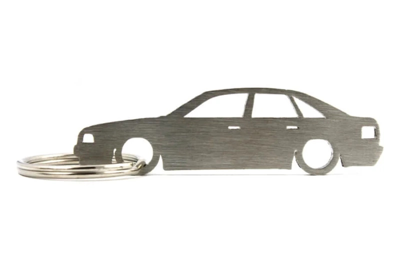 AUDI 80 sedan stainless steel key ring