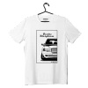 Biały T-shirt MERCEDES W202 Jeżdżę klasykiem