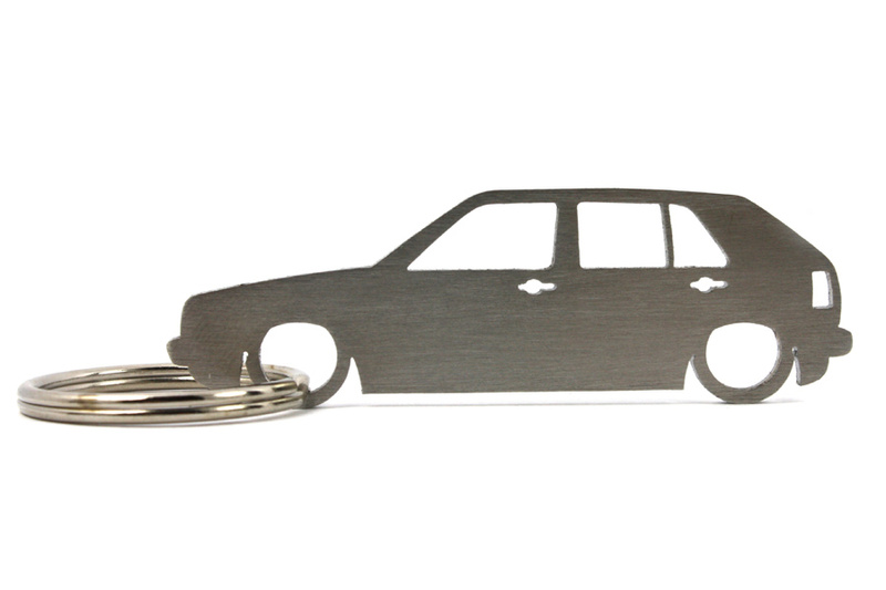 Nerezový kroužek na klíče VW Volkswagen Golf MK2 5d