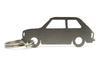 Fiat 126p stainless steel key ring
