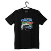 Czarny T-shirt koszulka Dacia Logan