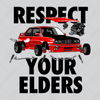 Black hoodie RESPECT YOUR ELDERS