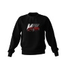Schwarzes Mitsubishi Lancer EVO VIII Sweatshirt