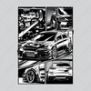 Kubek dla fana Mitsubishi Lancer EVO X sketch JDM