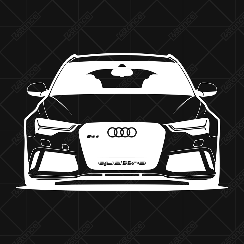 Čierna mikina Audi RS6
