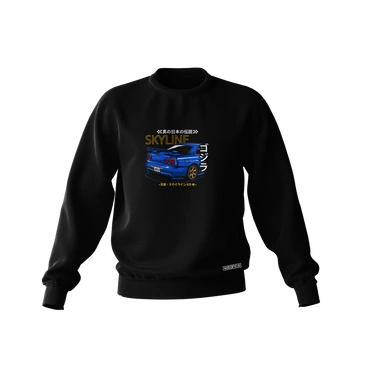 Czarna bluza NISSAN R34