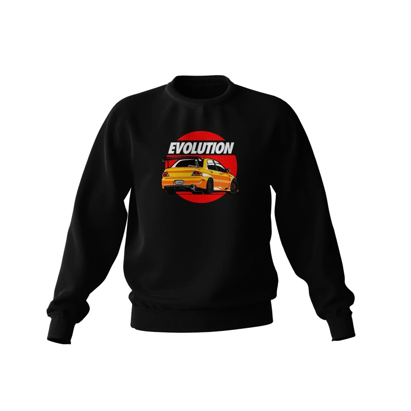 Black Mitsubishi Lancer EVO IX sweatshirt