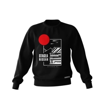 Czarna bluza NISSAN STAGEA JDM