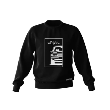 Czarna bluza MERCEDES W123 Jeżdżę klasykiem