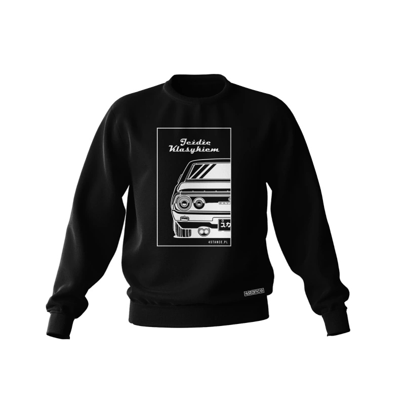 Schwarzes NISSAN GTR110 Sweatshirt I'm driving a classic