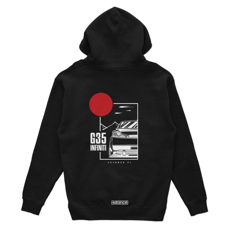 Black INFINITI G35 COUPE JDM hoodie