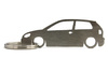Edelstahl VW Volkswagen Polo 9N3 3d Schlüsselanhänger