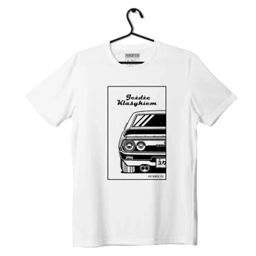 White NISSAN GTR110 T-shirt I drive a classic