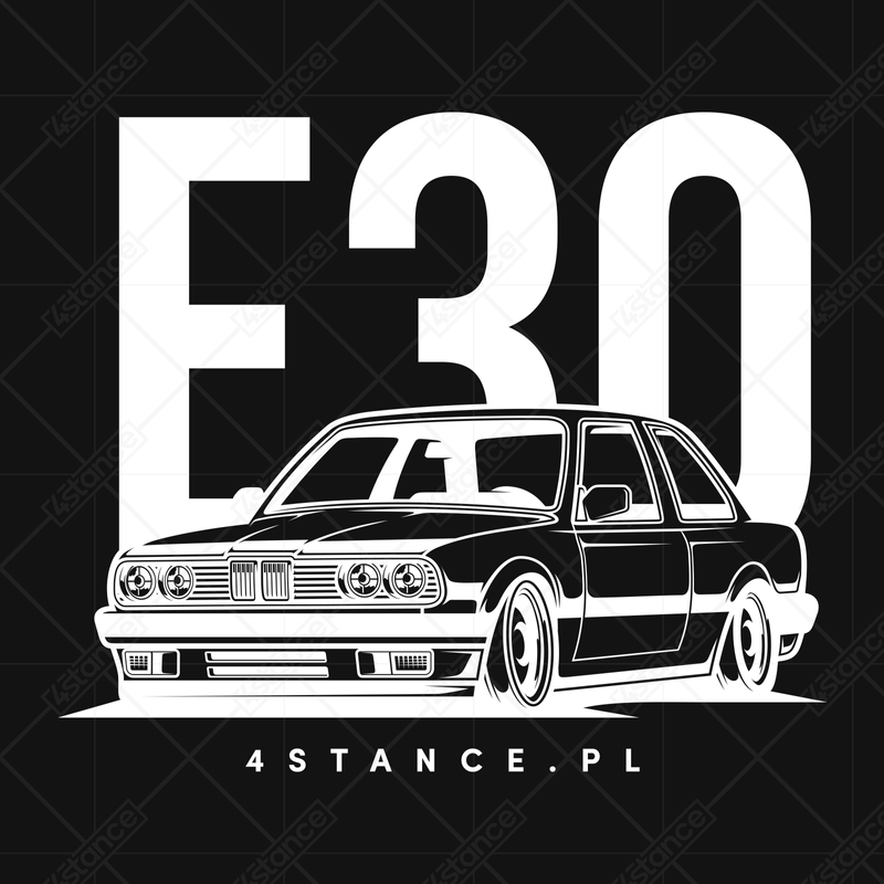 BMW E30 classic sweatshirt black