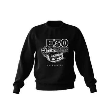 Bluza BMW E30 wchodzi bokiem czarna