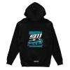 Schwarzer Porsche 911 GT3 RS Kapuzenpullover