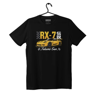 Černé tričko MAZDA RX-7