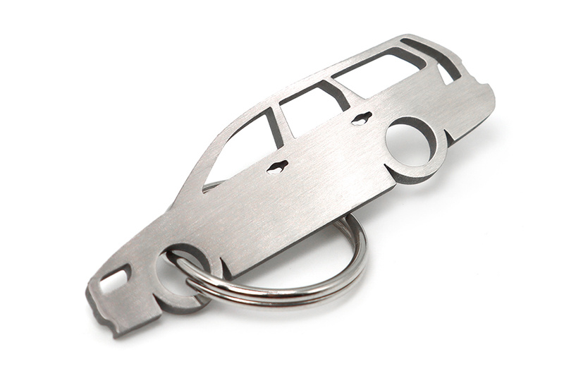 Volvo V50 stainless steel key ring