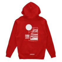 Mitsubishi Lancer EVO 8 hoodie red