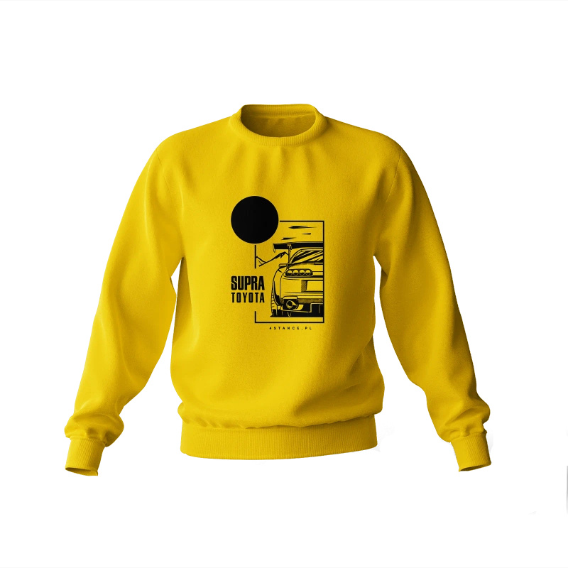Toyota Supra yellow sweatshirt