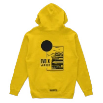 Bluza z kapturem Mitsubishi Lancer Evo X żółta