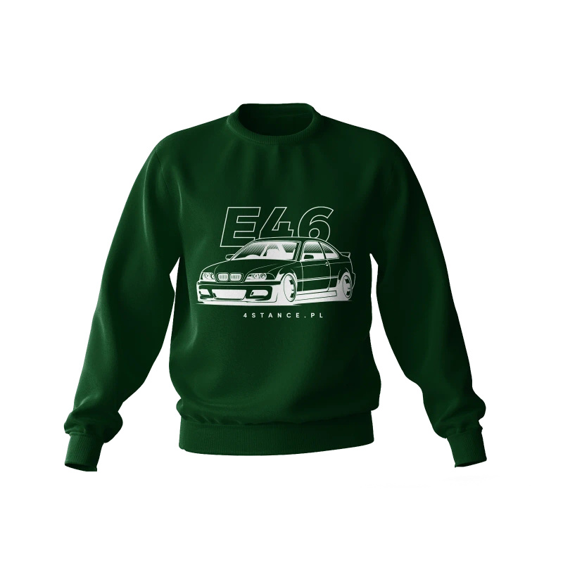 BMW E46 green sweatshirt