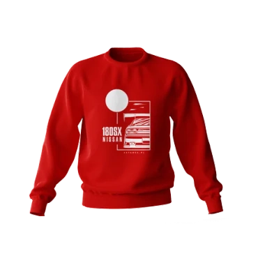 Bluza Nissan 180SX JDM czerwona