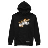 Black hooded sweatshirt MITSUBISHI GALANT