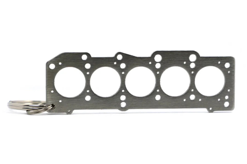 V5 AUDI stainless steel head gasket key ring