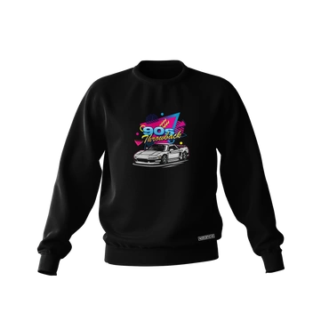 Black HONDA NSX 90s sweatshirt