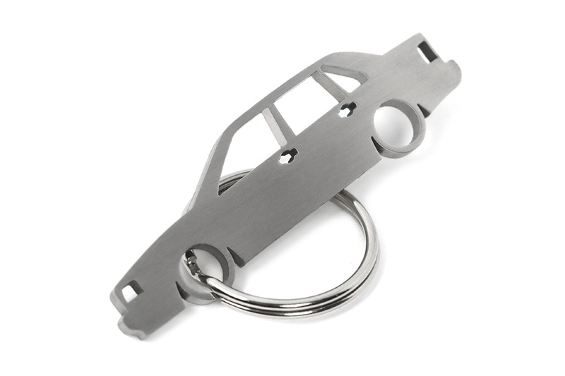 Stainless steel key ring Volvo 740 sedan