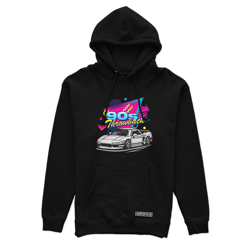 Czarna bluza z kapturem HONDA NSX 90s