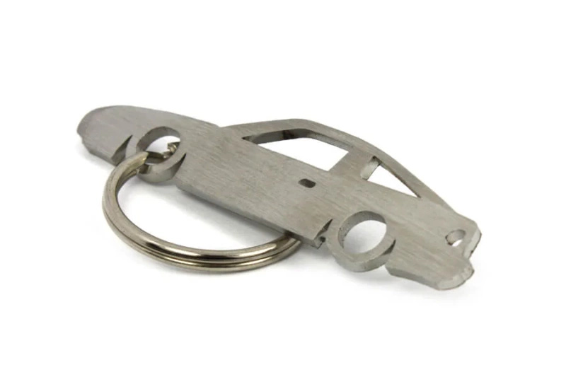 Nissan 180SX stainless steel key ring