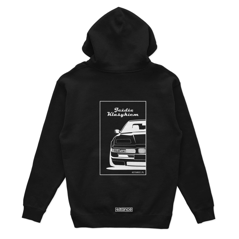 Schwarzer Hoodie BMW E31 Ich fahre einen Klassiker