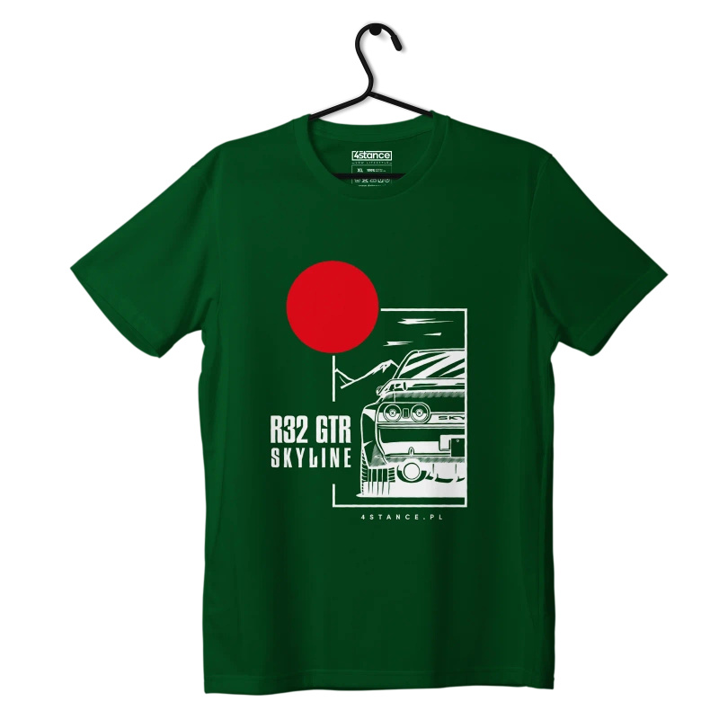 Nissan Skyline 32 GTR t-shirt green