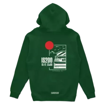 Bluza z kapturem Lexus IS IS200 zielona