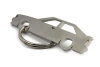 AUDI QUATTRO stainless steel key ring