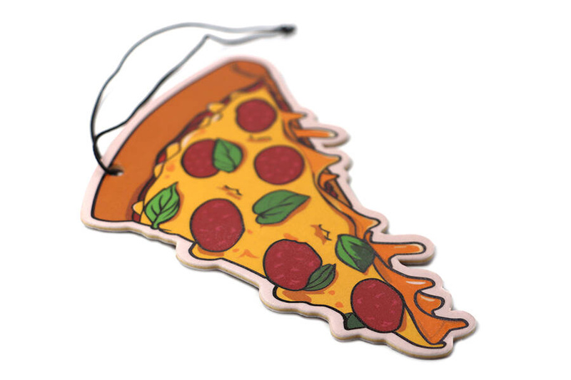  Pizza car fragrance hang tag