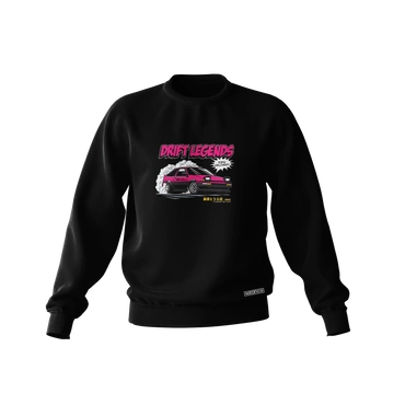 Black TOYOTA AE86 PINK sweatshirt