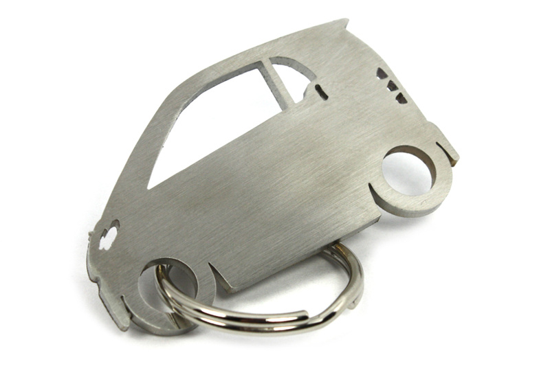 Smart Fortwo MK1 stainless steel key ring