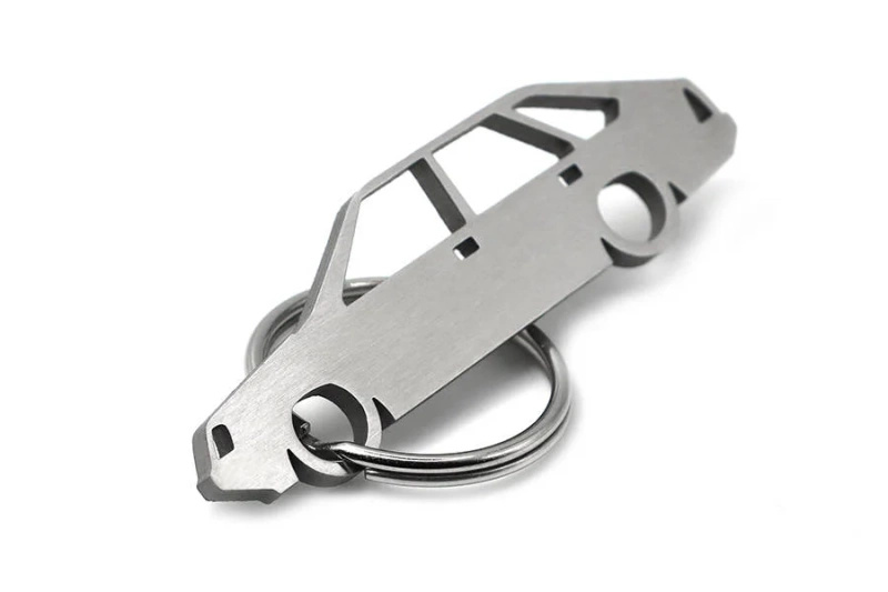 FSO Polonez Caro stainless steel key ring