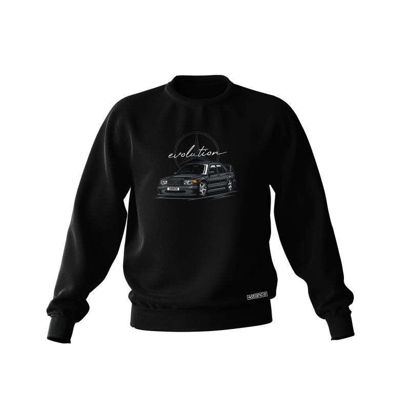 Black MERCEDES 190E sweatshirt