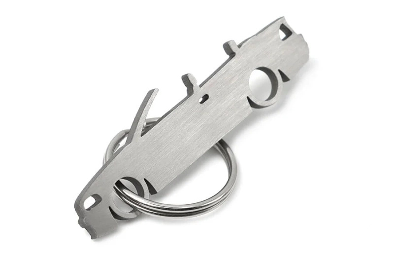 BMW E46 convertible stainless steel key ring