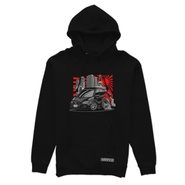 Čierna mikina Honda Civic FK8